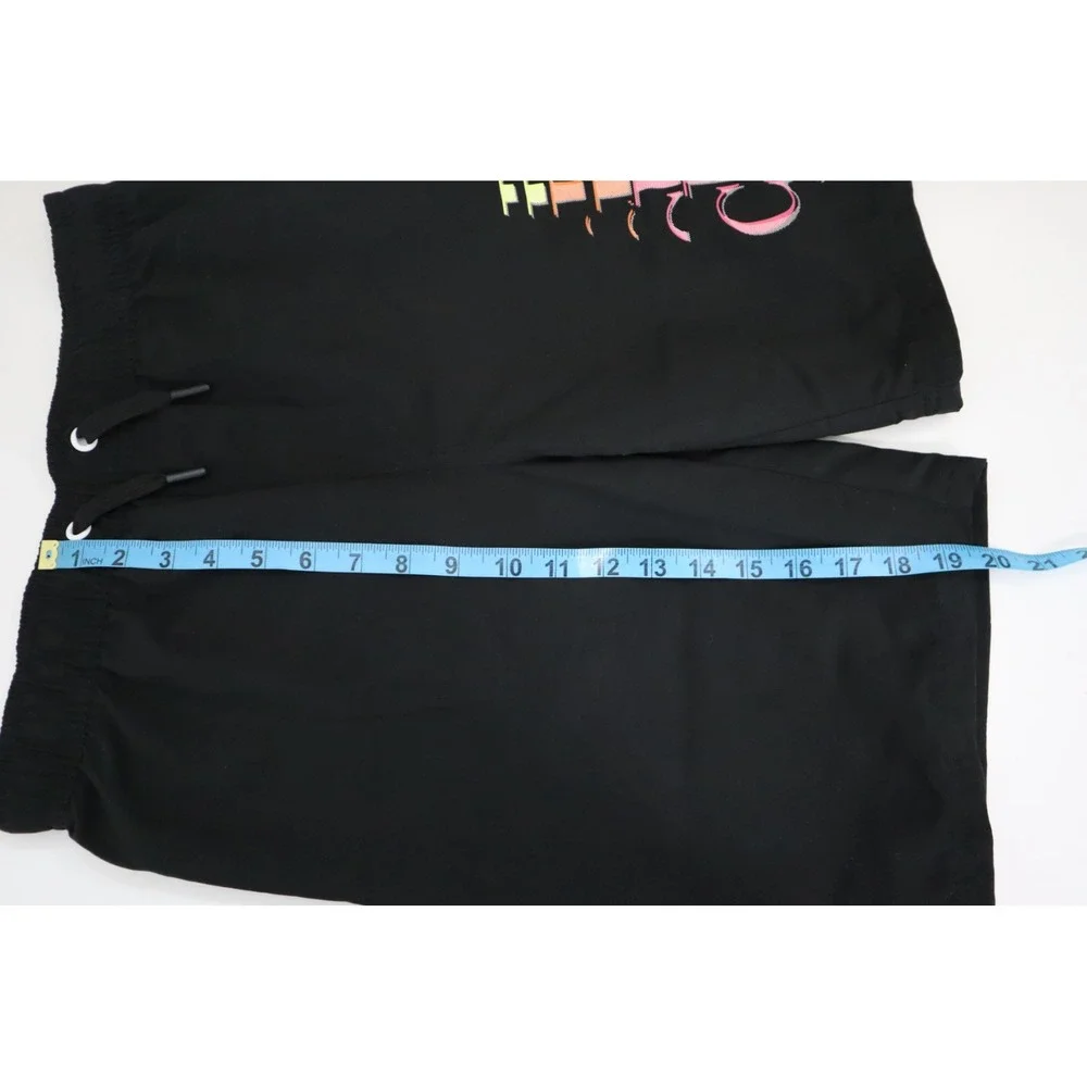 Calvin Klein Big Boys‎ Ombre Logo Swim Trunks - Black - Size L (14-16))